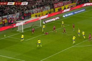 绝杀？约克雷斯88分钟破门，瑞典3-2领先波兰