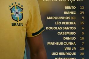 友谊赛-巴西vs克罗地亚首发：若昂·佩德罗、维尼修斯、胖虎先发