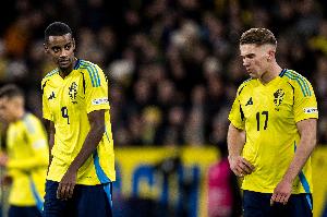 躺进世界杯！伊萨克受伤未出战附加赛，身价1亿欧世预赛4场0球0助