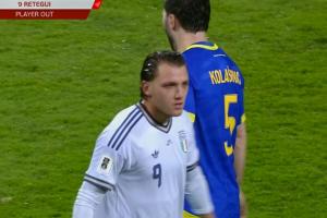 开始守！意大利第上半场染红，随即换下雷特吉换上加蒂