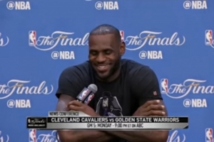 詹姆斯：克莱在16总决赛G5赛前的言论激励了我 我对此一笑置之