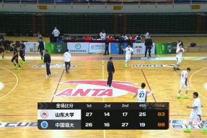 CUBAL-中国海大力克山东大学 伍贤文22+7+5 冯俊畇33+6