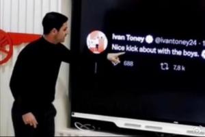 南安普顿官方模仿此前伊万·托尼嘲讽阿森纳的推文