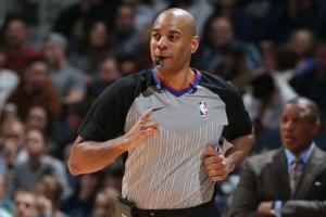 湖人vs独行侠 一名裁判因穿亚历山大的球鞋走红！