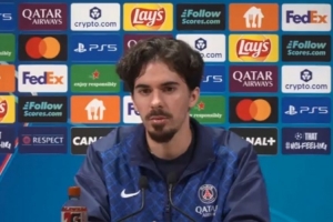 维蒂尼亚：拿金球奖后登贝莱便确立了领袖地位 少受伤是我运气好