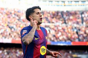 TA：坎塞洛是巴萨冬窗最成功的引援，他的创造力面对马竞相当管用