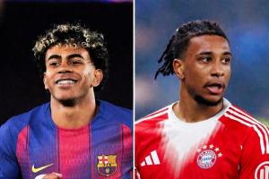 当今足坛最强右边锋？亚马尔41场21球15助，奥利塞41场16球27助