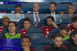 四兄弟！下场的埃基蒂克、维尔茨、索博、凯尔凯兹，人均表情复杂