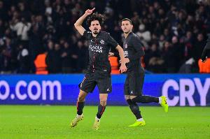 欧冠淘汰赛传球成功130+且成功率超95%，近10年仅维蒂尼亚做到