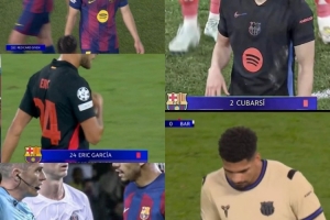 12红！最近10个赛季的欧冠比赛，巴萨是吃到红牌最多的球队