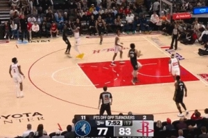 Lucky Ball！麦克丹尼尔斯中投 球弹筐砸板还是掉进网窝