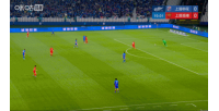 申花反击机会，特谢拉直塞，拉唐半单刀机会推射稍稍偏出