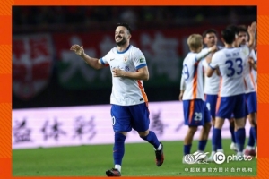 瓦科一剑封喉 山东泰山客场1-0力克河南俱乐部彩陶坊