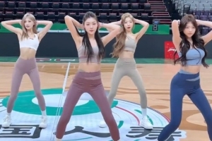 梦幻联动！辽宁与同曦男篮主场啦啦队合拍舞蹈表演视频