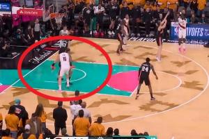 无数据进账~杨瀚森末节登场 历史第5位在NBA季后赛登场的中国球员